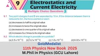 Exercise MCQs solution with Explanation Unit 9 | 11Th Class Physics new book | 11 Physics Ex MCQS