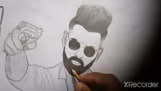 Ram Potheneni Sketch Pencil Drawing /Gun Shut Very Ezee Drawing Attitude How To Draw From Pencile Ra