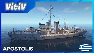 HS Apostolis &mdash; Корвет класса &laquo;Цветок&raquo; &mdash; Minecraft