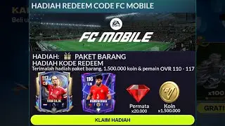 2 KODE REDEEM FC MOBILE TERBARU HARI INI CLAIM PEMAIN OVR 117 GRATIS | CARA REDEEMCODE FC MOBILE!