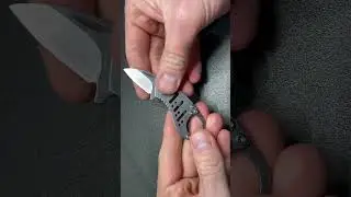 Mini Knife EDC survival tool Folding Stonewash Bottle opener Keychain
