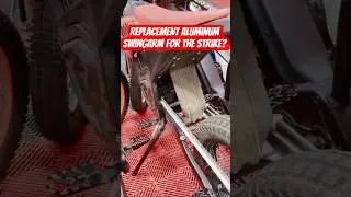 Possibly a cheap aluminum swingarm for the Throne Strike Shadow SX 60v #cerealnaut #strikeshadow