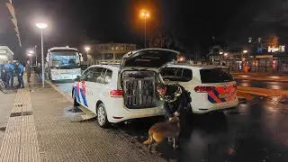 Onrust op stationsplein Emmen busvervoer naar AZC stilgelegd
