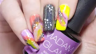 ✨Geode Marble Gel Polish Overlay Design - femketjeNL