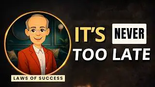 STARTING OVER at 40, 50, 60? It's Never Too Late!  | Napoleon Hill Success Principles Lecture