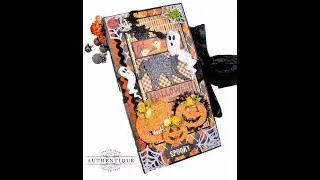 Authentique Twilight Double Waterfall Mini Album Tutorial