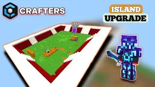 UPGRADING MY ISLAND FOR THE FIRST TIME 🔥 | CraftersMC Skyblock! Minecraft | Deepu Gaming #viral