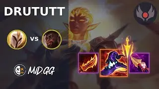 MID.GG: [ drututt ] Кейл на верхней линии против К'Санте | Грандмастер EUW | Сезон LOL 2025