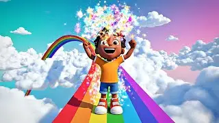 Roblox Funny Kid Slid Down a Rainbow Conveyor | Kids Songs & Nursery Rhymes