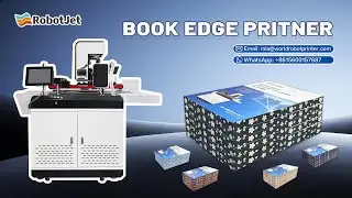 Book Sprayed Edges Printing- Book edge single-pass digital printer! #printingmachine #books