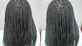 Box braids hairstyle  @chiinwatv 