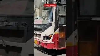 MSRTC ADHE, KELSHI - MUMBAI MG BS4 spotted near Mumbai central bus depot