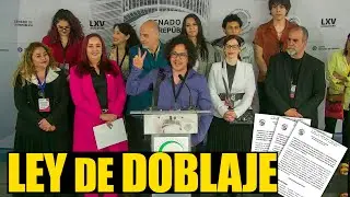 Ley de Doblaje: Presentan Iniciativa en el Senado con Actores y Actrices del Doblaje Mexicano.