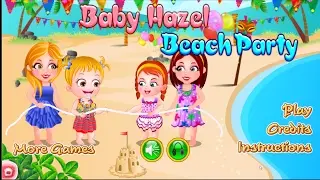 Baby Hazel Beach Party - Baby Hazel Beach Party Games HD - Video game for Kids