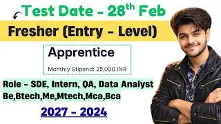 🔥Aptean Biggest Event On 28 Feb | Direct Test Hiring 2025 | 2026, 2025 Batch hiring | hire me plz