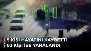 İzmir Torbalı'daki patlama anı kamerada