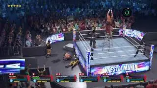 6 Men TLC Tag Match