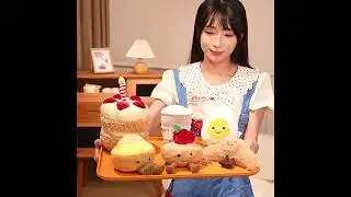 Factory price soft cake plush toy birthday gift stuffed toys #factory #birthdaycake #gift #plushies