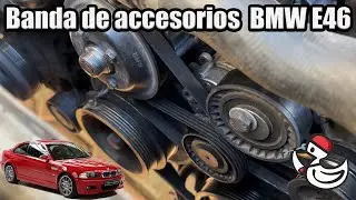 ¿Cómo cambiar la banda de accesorios? BMW E46