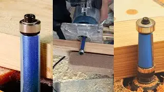 UMA FRESA DE MUITA QUALIDADE! FRESA RETA 1/4 - 6mm &Oacute;TIMA PARA ACABAMENTOS EM MADEIRA MARCENARIA