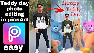 Teddy day photo editing||How to do teddy day photo editing#new