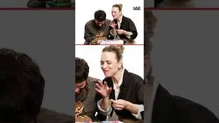 Rachel McAdams & Dylan O'Brien Try British Caterpillar Cake For The First Time | Snack Wars