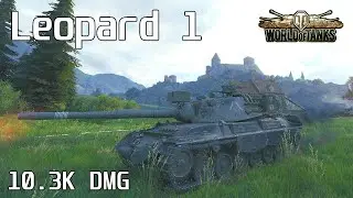 Leopard 1, 10.3K Damage, 8 Kills, Radley's Medal, Westfield - World of Tanks