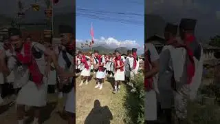 Brigade Gurkha boys at gandruk village with Gurung culture #song #dress  📱9824108609