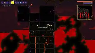 Removing houses while creating a kiting path for Wall of Flesh - Terraria 1.4.3.2