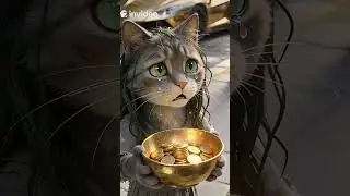 When an AI cat becomes rich overnight 😼#RichCat #AICat #GoldLife #CatReels #ViralReels #CatContent