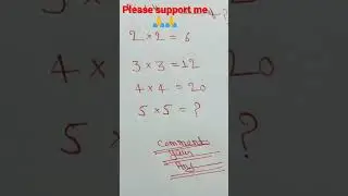 Math amazing trick //99% people are fail#mathvideos