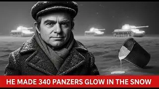 Dwarf stole 40 gallons of German paint &mdash; exposing 340 Panzers in the snow