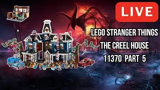 🔴Let's Build the LEGO Stranger Things: The Creel House 11370 Pt5