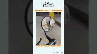 Blind Spot mirror | Triumph Speed 400 | Bike Accessories | Bengaluru | Wear helmet | ride safe
