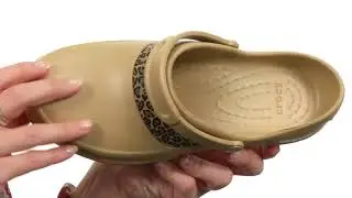 Crocs Mercy Work Leoprd Grphic Clog  - Youniforms