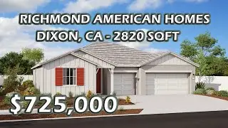 Richmond American Home, Darius Plan, 2820 sqft, Dixon, CA ~ Sacramento Real Estate | Multi-Gen Home