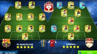 FC BARCELONE vs Arsenal FC. League des Champions. #dls #fcbarcelona #championsleague 
