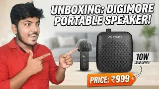 #latest  unboxing  Digimore 10W Voice Amplifier w BT, Head Mic, Type-C & 10Hrs Battery Speaker🔥🙏