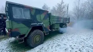 MAN Kat 1 Kaltstart bei -7 Grad