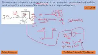 Electronics Basics || GATE Previous year questions || Electronics GATE Questions || Opamp circuits
