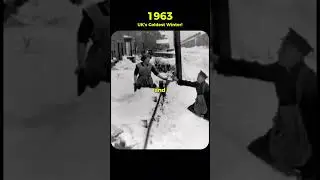 Remembering the Big Freeze of 1963! ❄️  UK&rsquo;s Cold #britishhistory #retro #uk #nostalgia #shorts