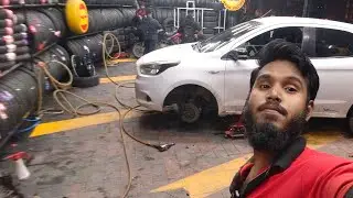 car tyre puncture aur fitting live new video