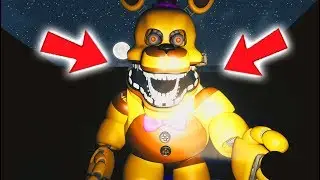 TRAPPED and CHASED by the Evil Fredbear! (Five Nights at Fredbears)