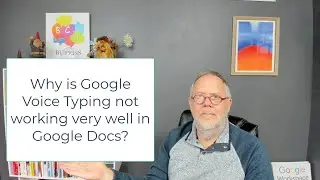 Using Google Voice Typing in Google Docs - it is not perfect, but it can be useful for basic typing