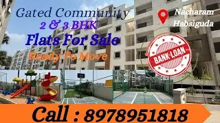 Gated Community Flats For Sale Nacharam, Habsiguda,Hyderabad Flats for sale #2bhkflats #3bhkflats 