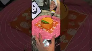 Halloween Pumpkin Themed Bento Cake
