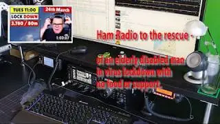 Elderly man with no food - Ham Radio saves the day !