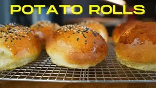 i PANINI per HAMBURGER pi&ugrave; SOFFICI e GUSTOSI | POTATO ROLLS