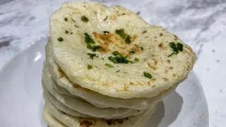 Quick & simple: How to make perfect & delicious fluffy flatbread / pita / souvlaki / gyro bread