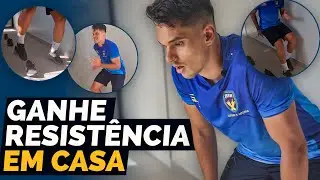 TREINO DE RESISTÊNCIA NO FUTEBOL EM CASA